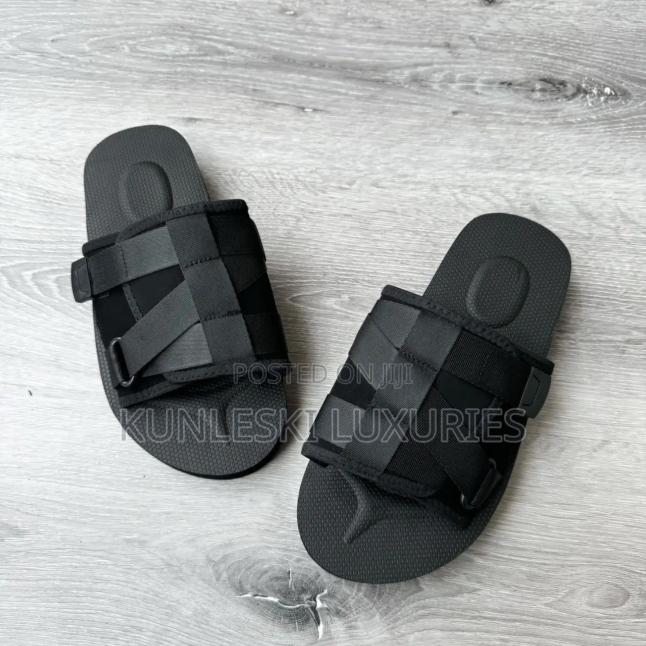 Original Tech Hi- Sole Black Slides