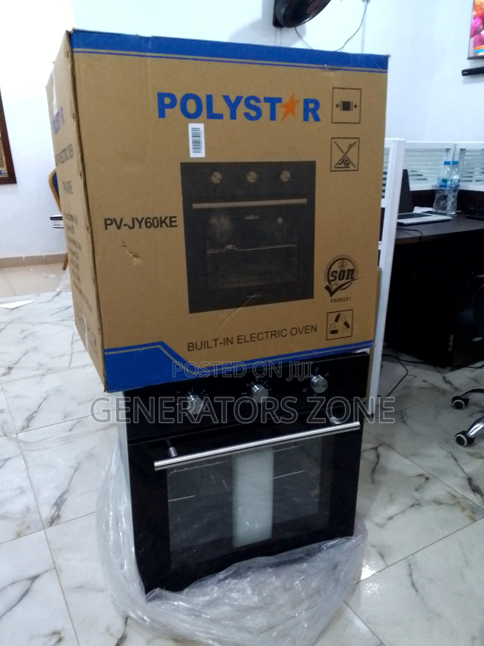 Knob Control Polystar Built-in Electric Oven {Pv-Jy60ke}
