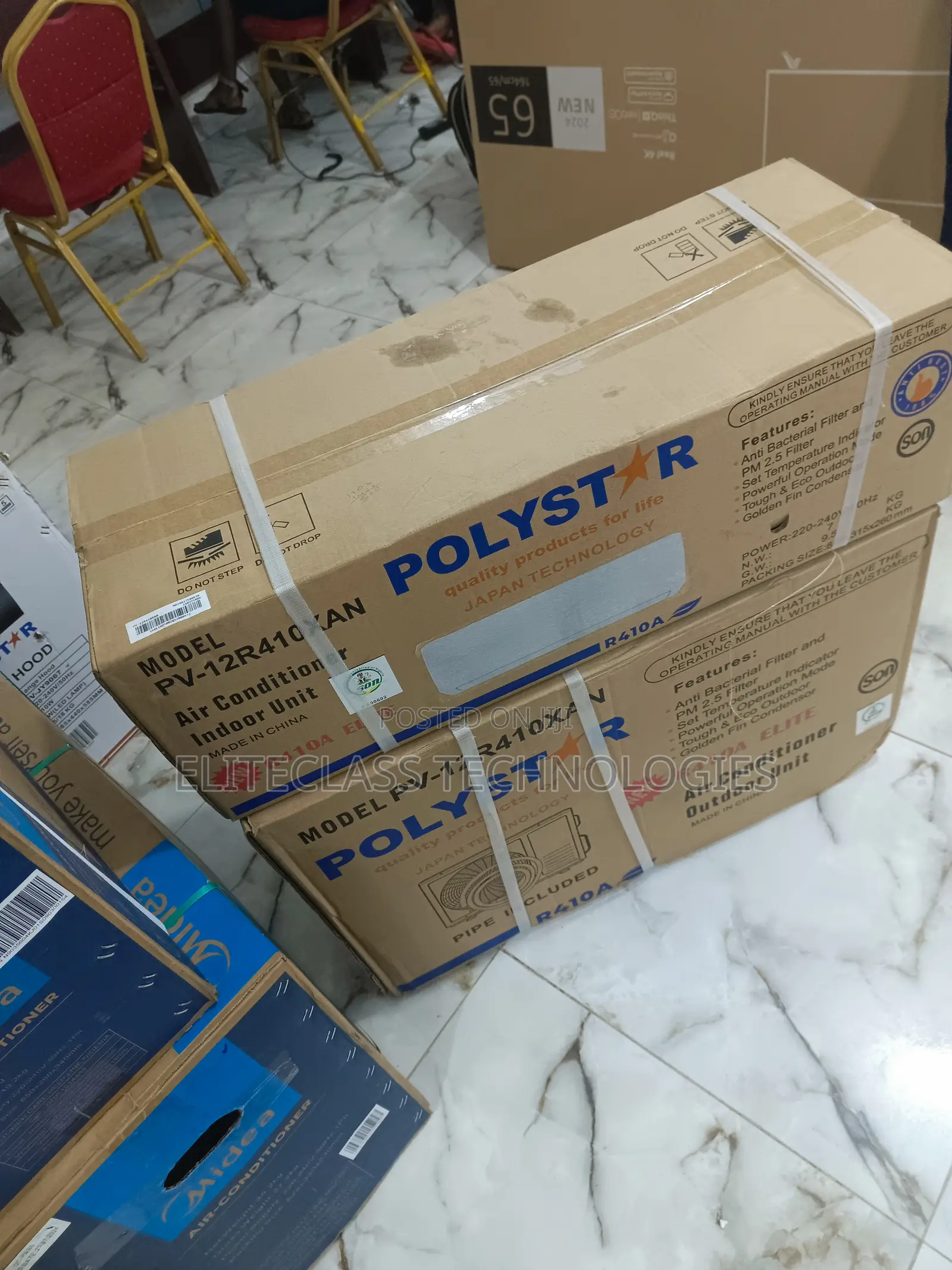 Polystar 1.5hp Non-Inverter Split Air Conditioner