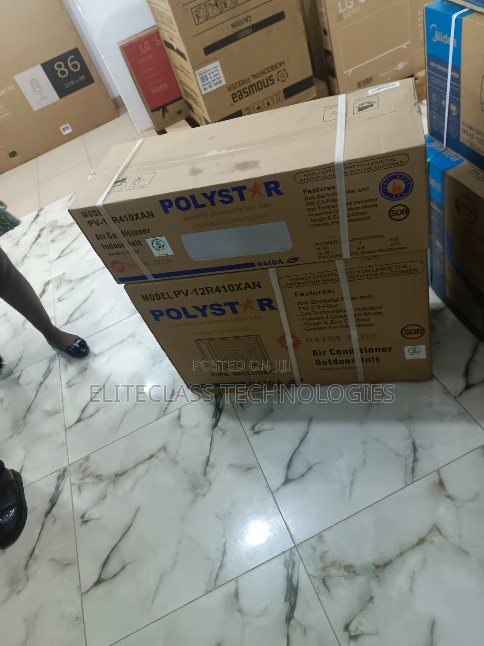 Polystar 1.5hp Non-Inverter Remote Control AC Unit