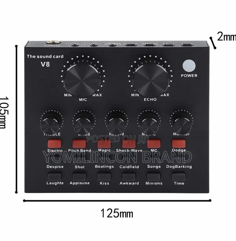 V8 Live Sound Card