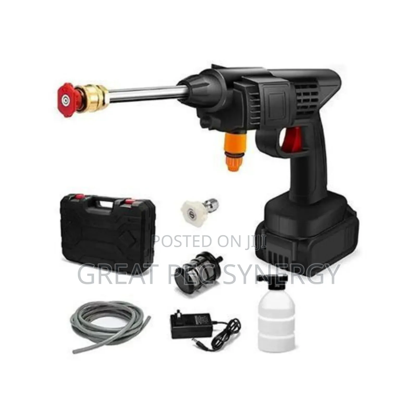 2 Batteries Portable High Pressure Automatic Car Washer