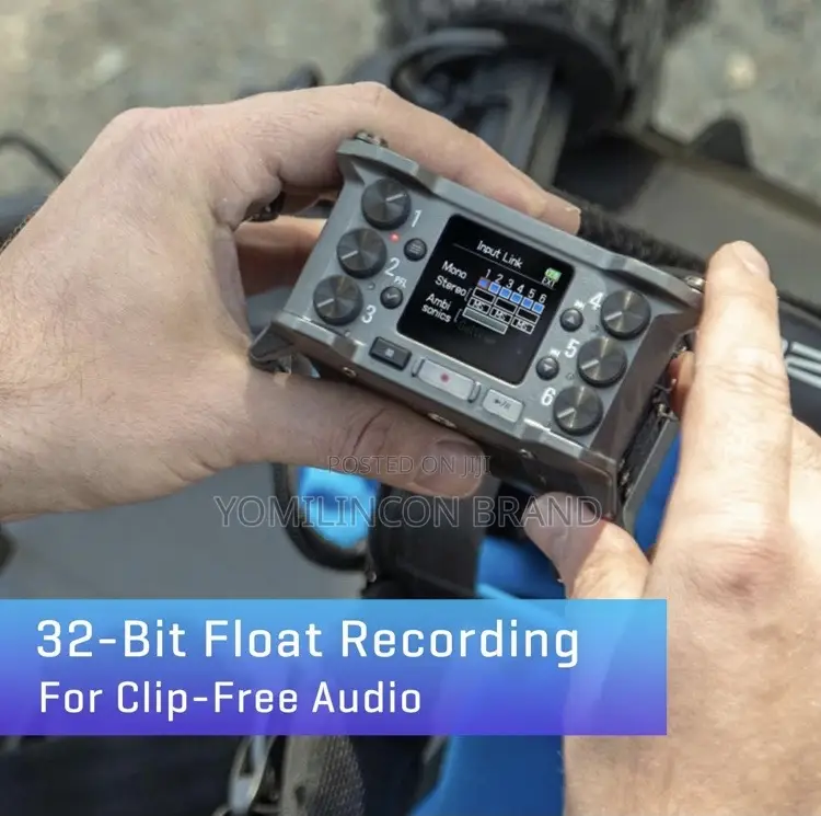 Zoom F6 6-Input / 14-Track Multitrack Field Recorder