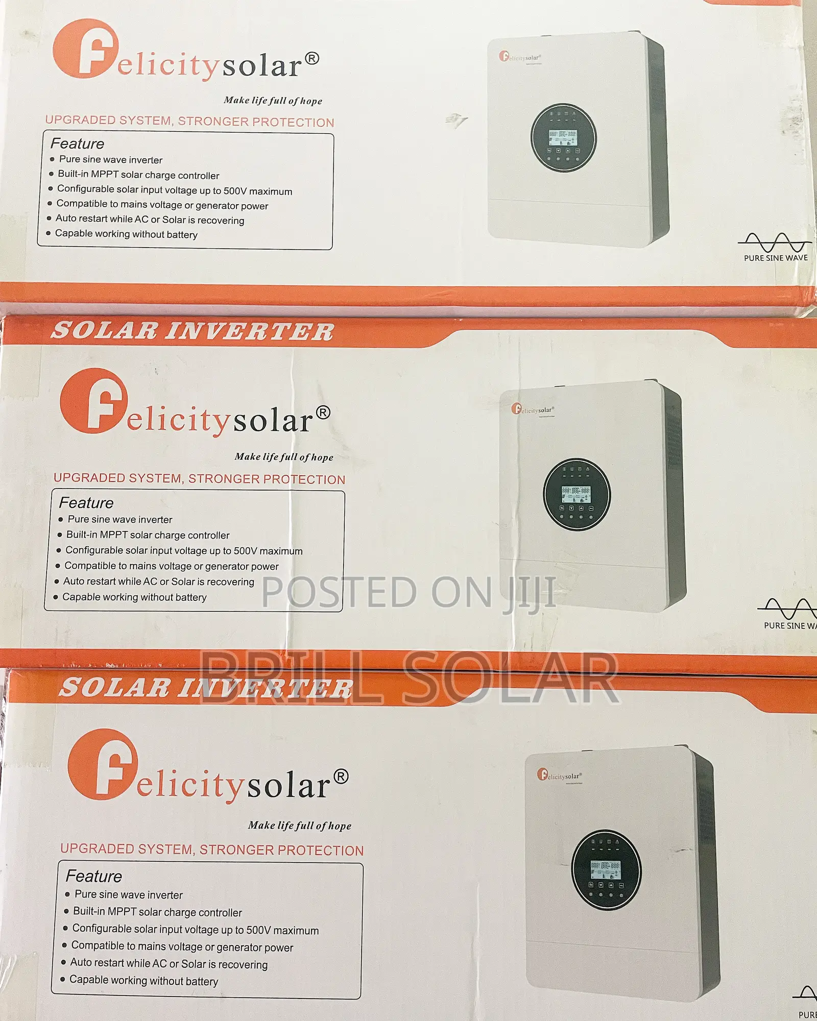 6kva-48v Felicity Pure Sine Wave Hybrid Inverter (Ivem)