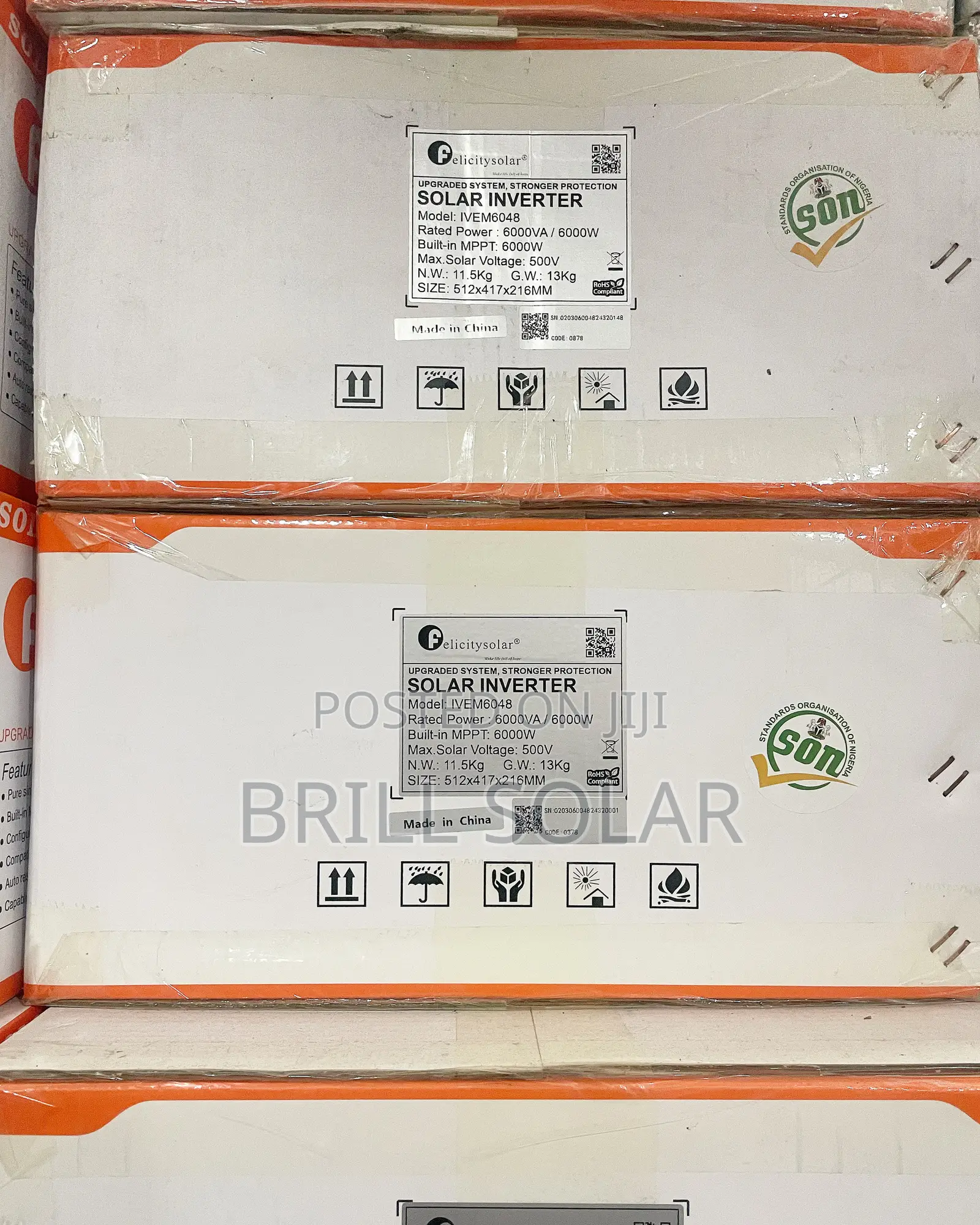 6kva-48v Felicity Pure Sine Wave Hybrid Inverter (Ivem)