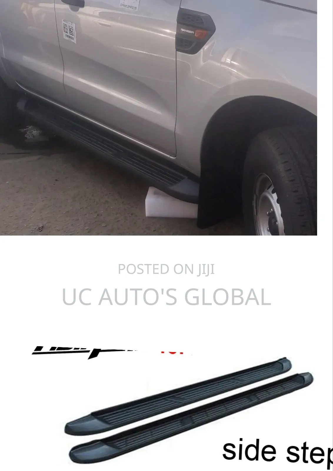 Side Step/Running Board for Ford Ranger 2015