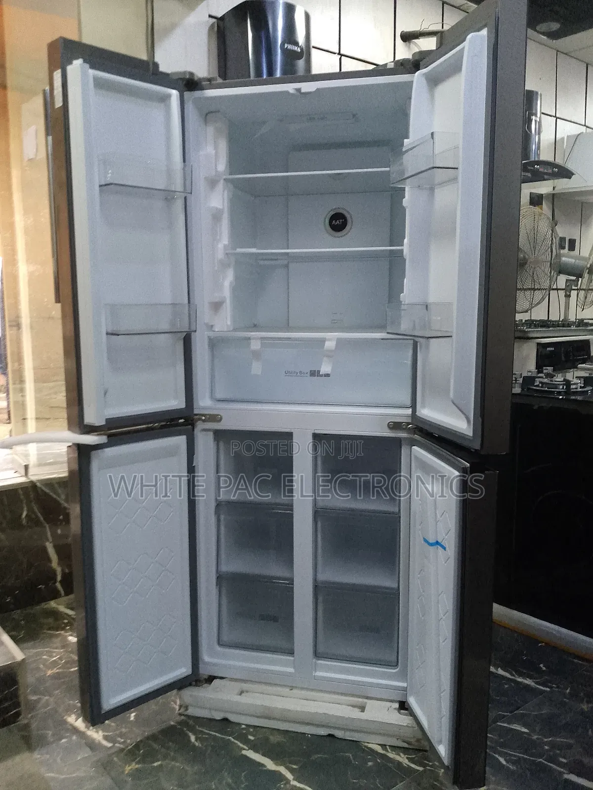 Phiima 432-L Inverter Fridge 4 Door Bottom Freezer X Cooling