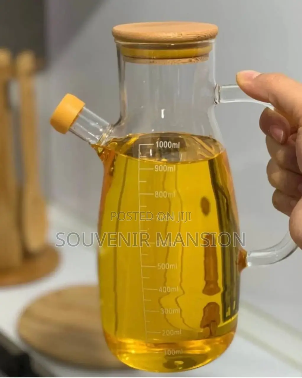Borosilicate 1000ml Oil Jar Bottle