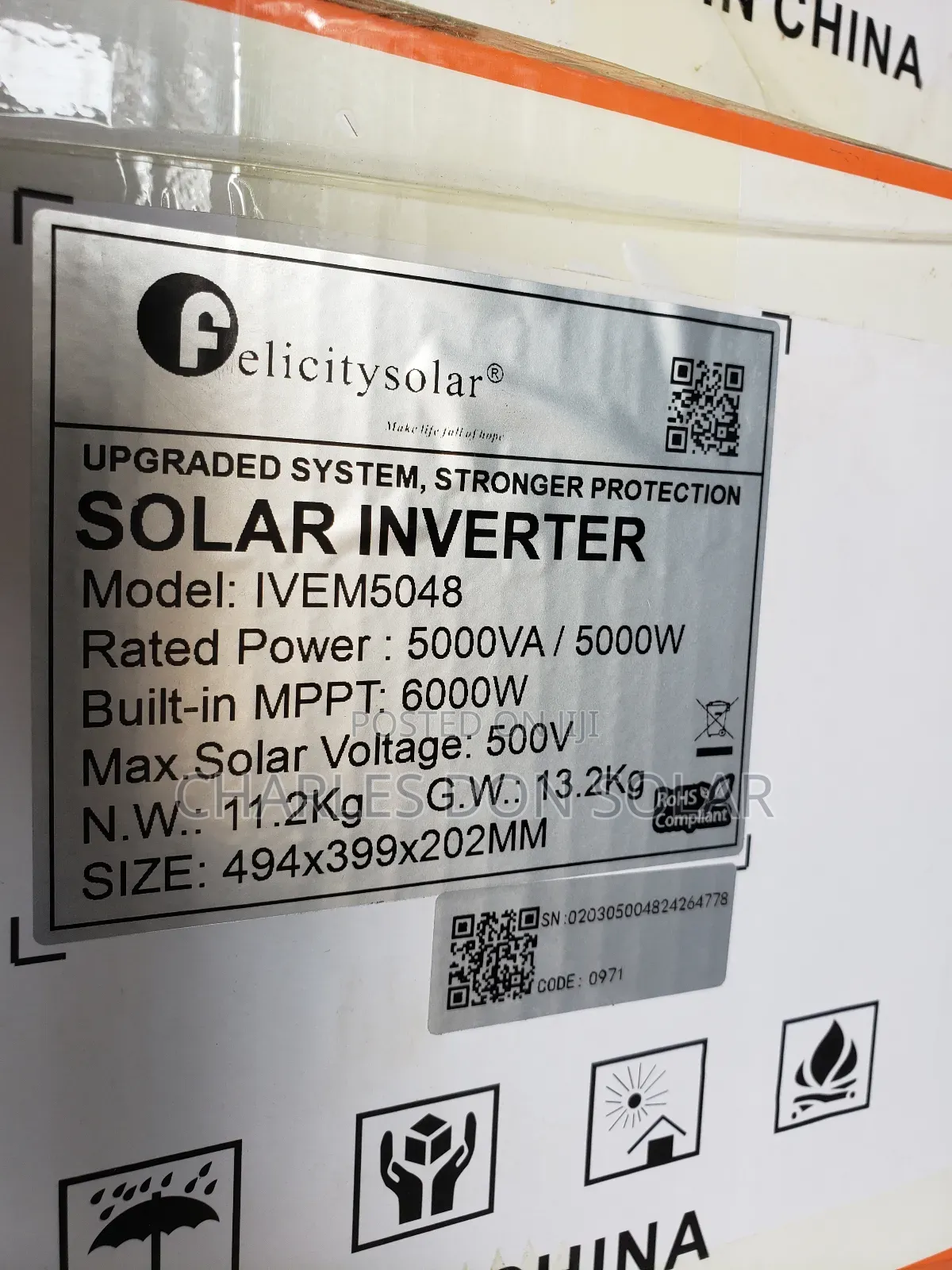 Felicity Inverter 5kva Hybrid Inverter