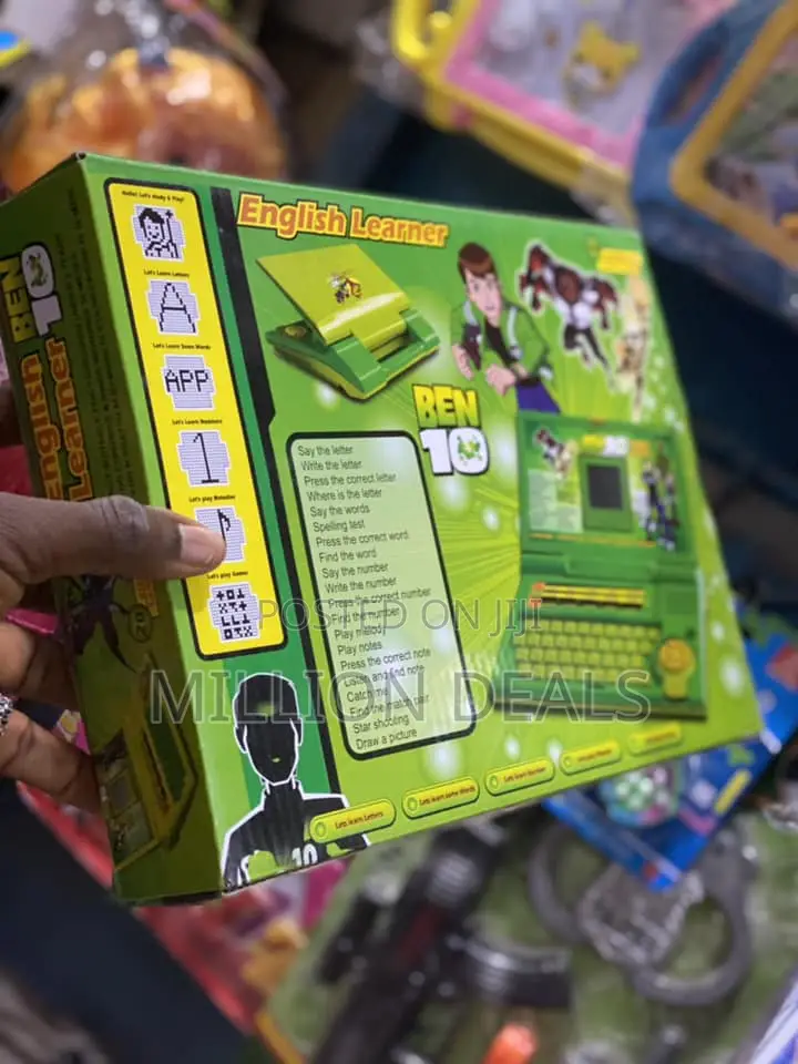 Unique Kid's English Learner Mini Laptop ( Battery Operated)