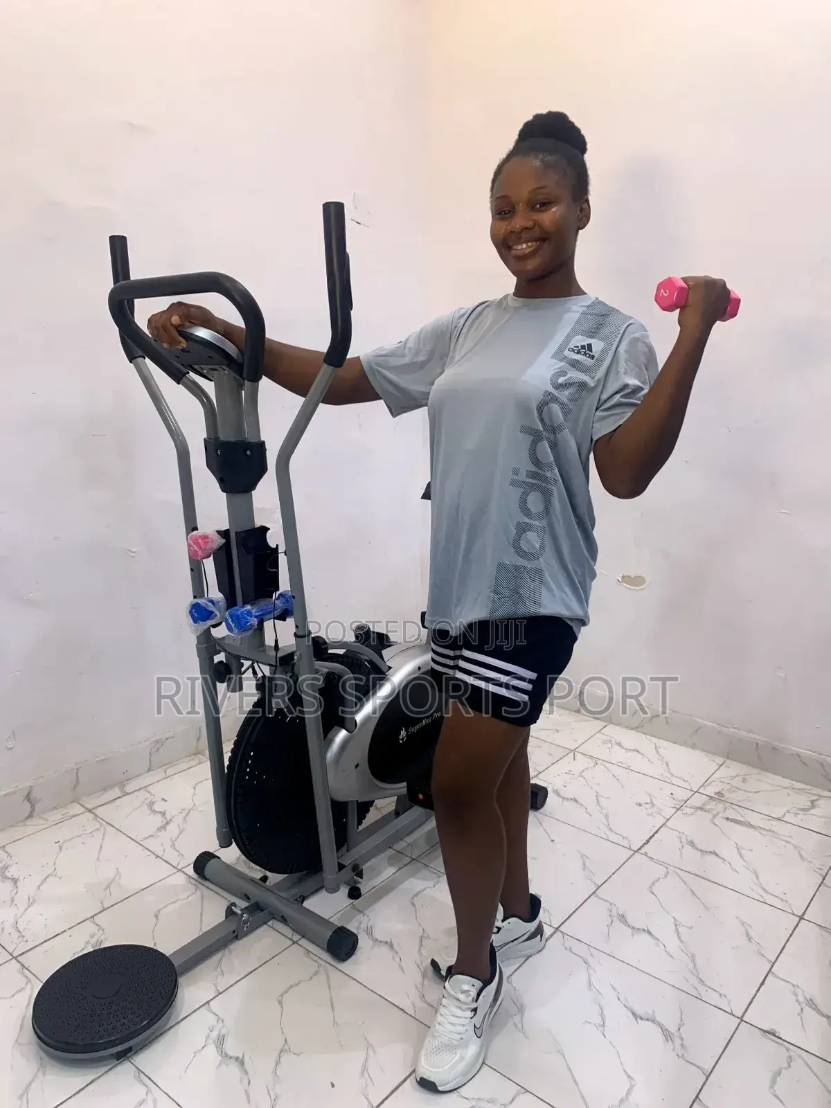 Americanfit Orbitrac Elliptical Bike With Dumbbell Twister
