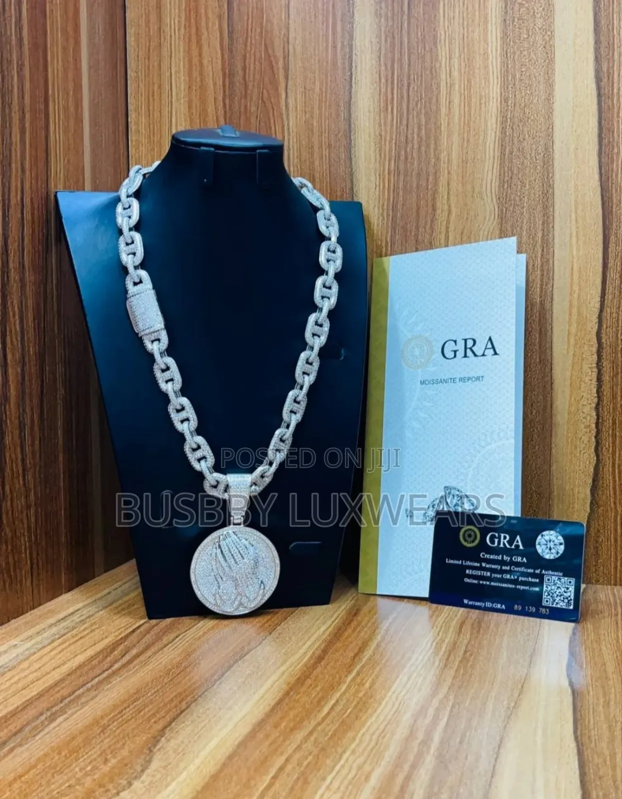 Cz Stones Cursive Font Chain With Pendant