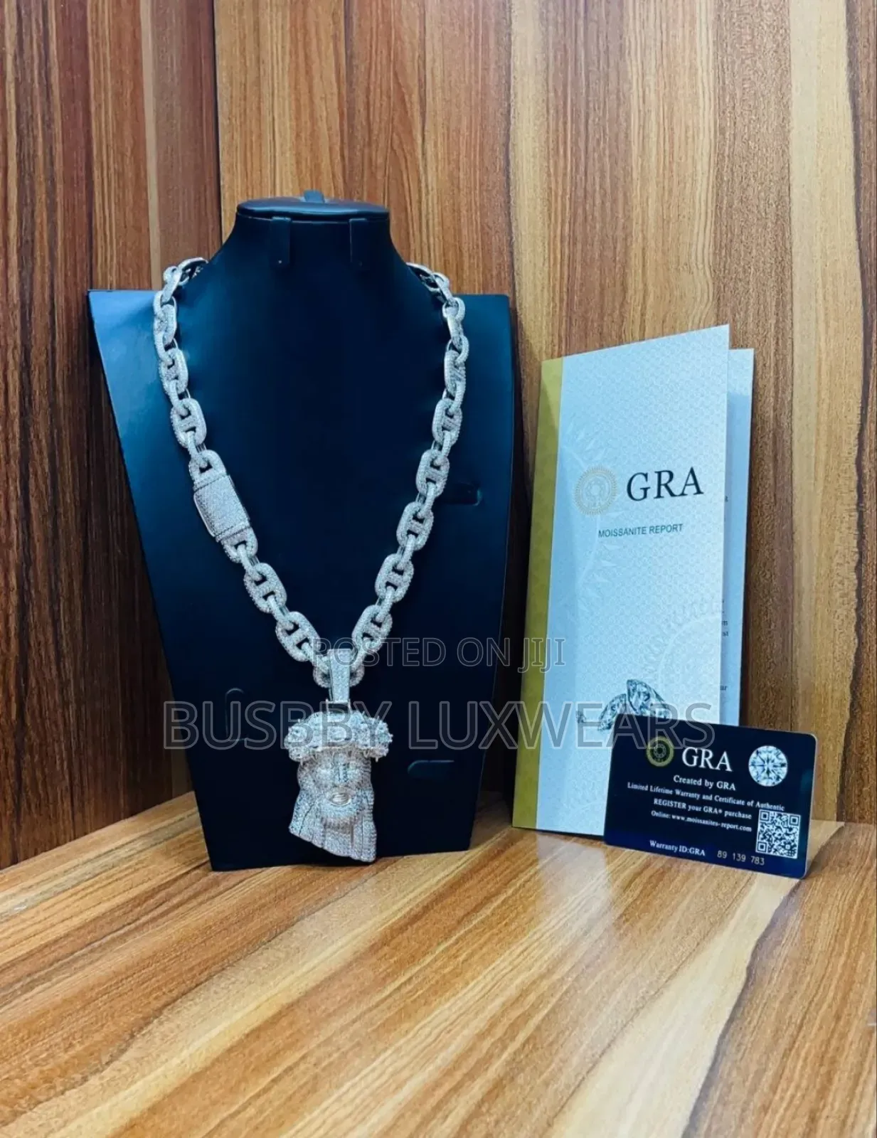 Cz Stones Cursive Font Chain With Pendant