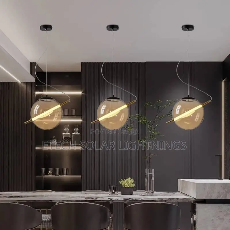 Modern Creative Glass Led Single Pendant Chandelier Light