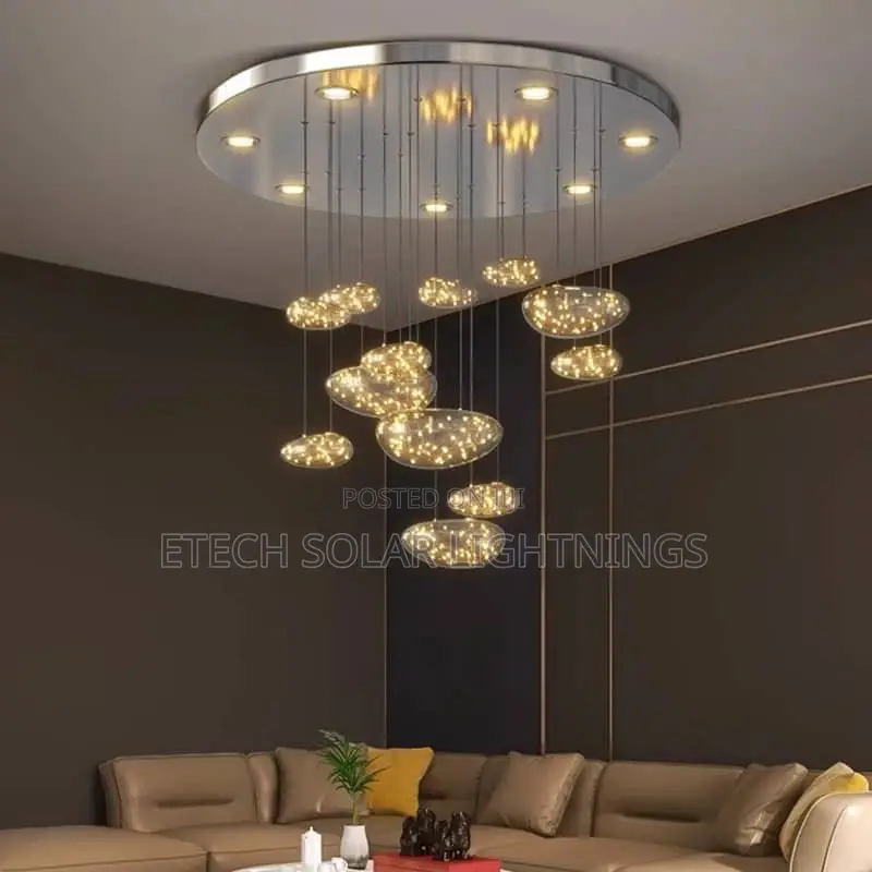Modern Led Water Drop Design Living Room Staircase Light