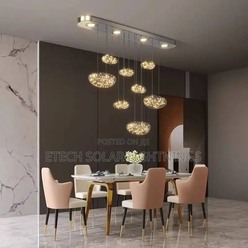 Modern Led Water Drop Design Living Room Staircase Light