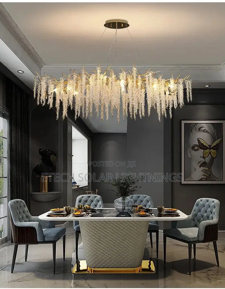 Modern Luxury Golden Design Crystal Chandelier Light