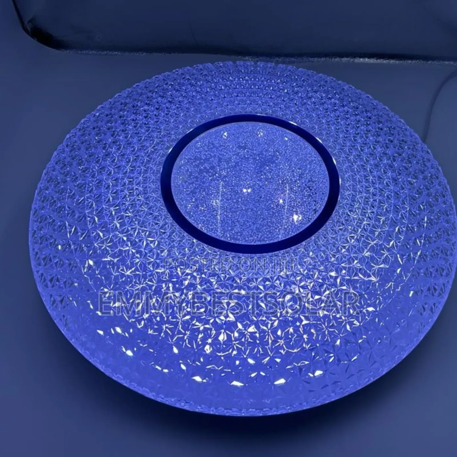 500mm White and Blue Ceiling Fitting