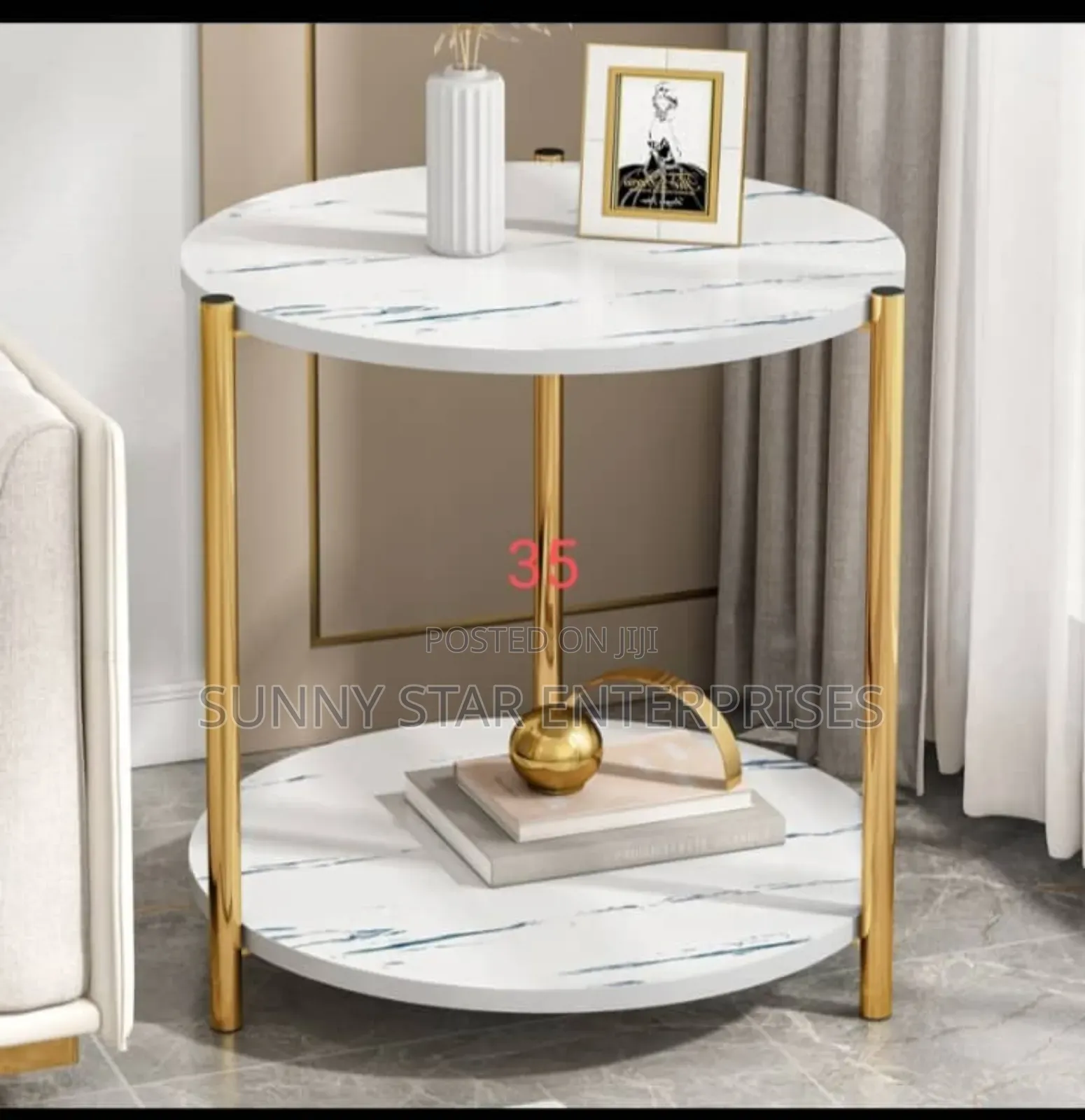 Quality Imported Marble Sides Table for Offices and Homes
