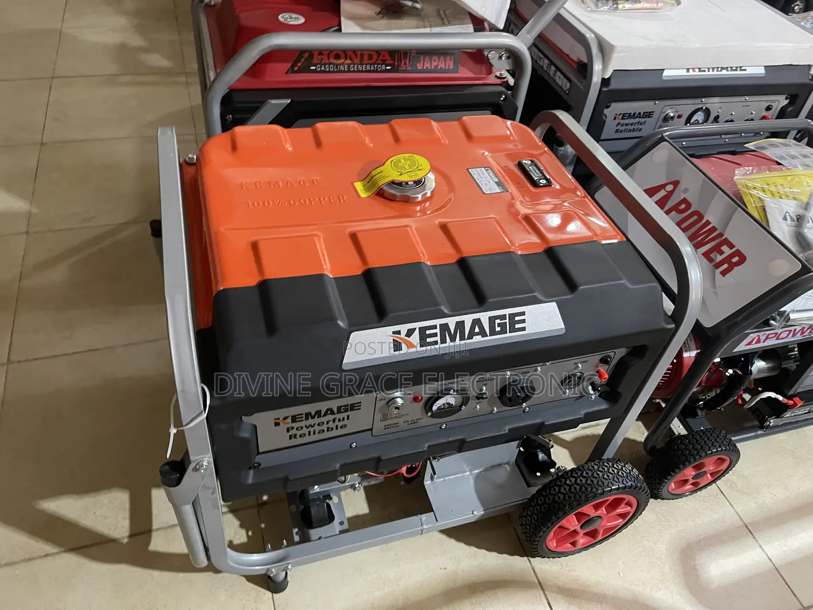 Brand New 4.5kva Kemage Durable and Long Lasting Copper Coil Generator