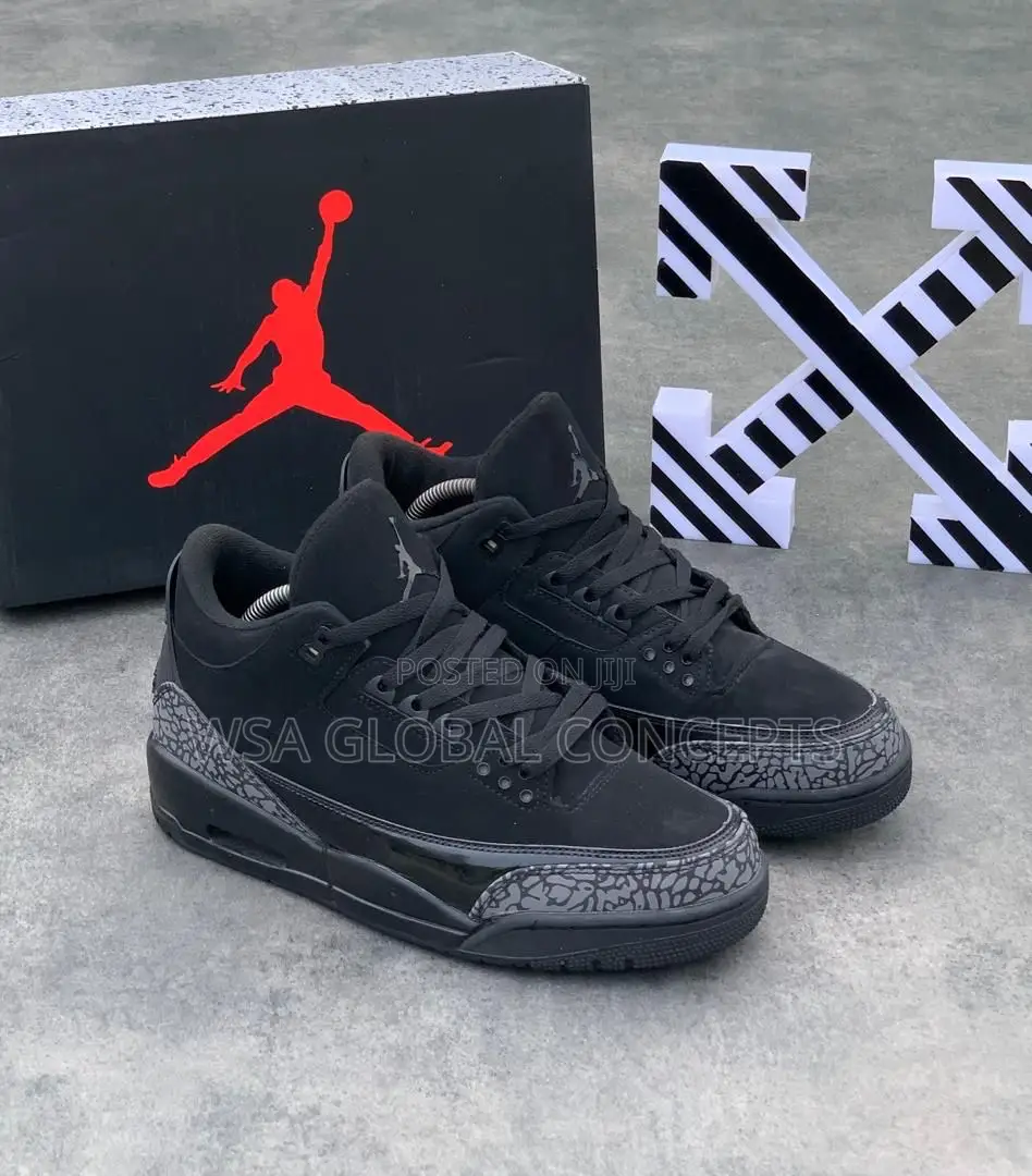 Air Jordan 3 Retro Black Cat Sneakers