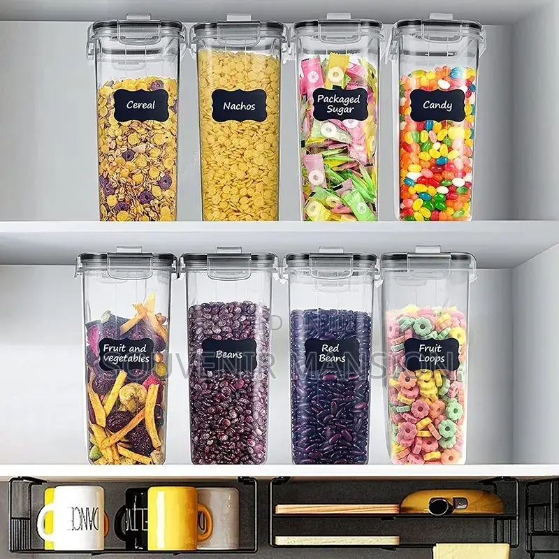 4 Litre Airtight Food Storage Jar With Plastic Lid