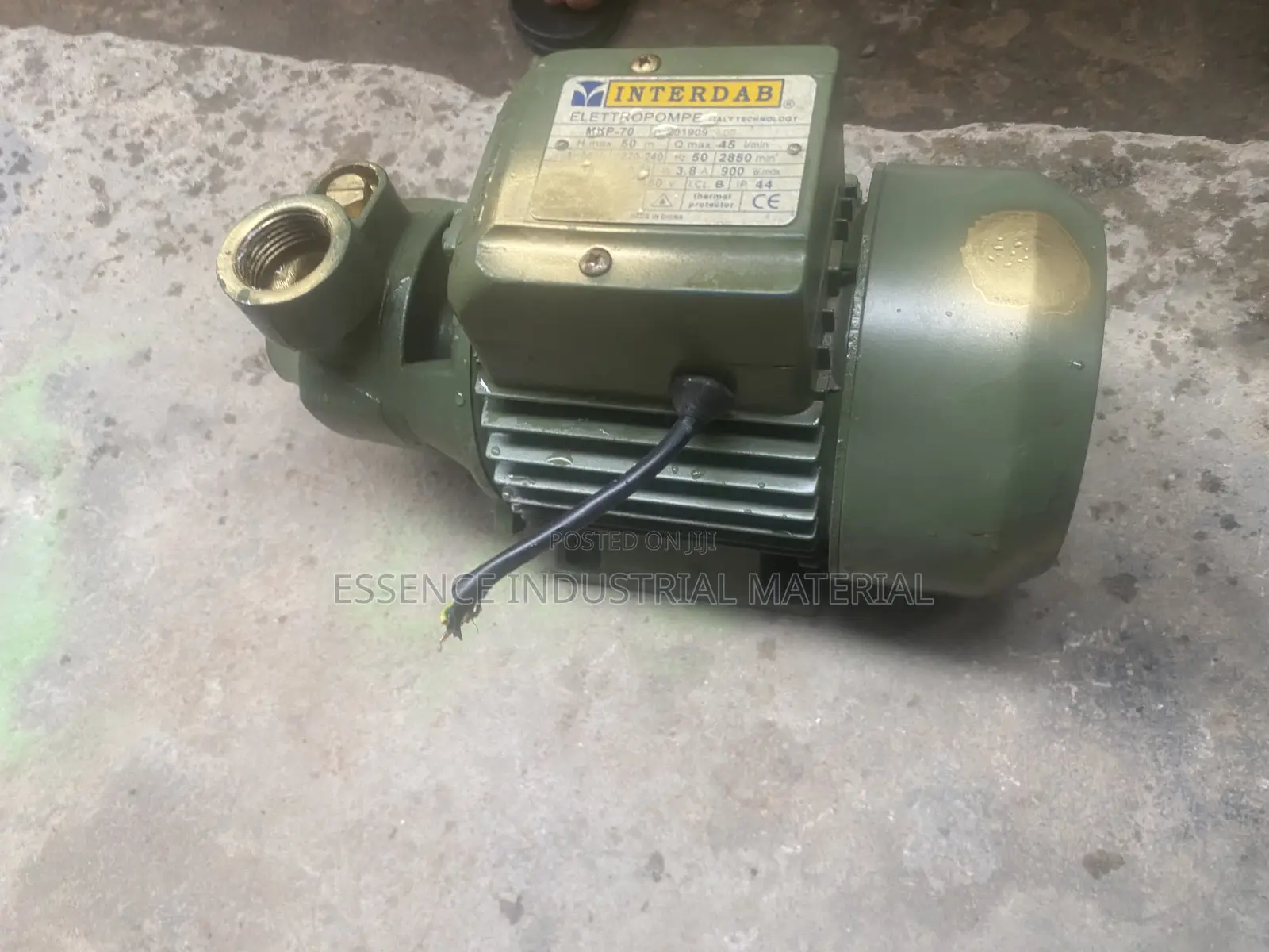 Interdab Used Like Brand New Water Pump 0.75hp