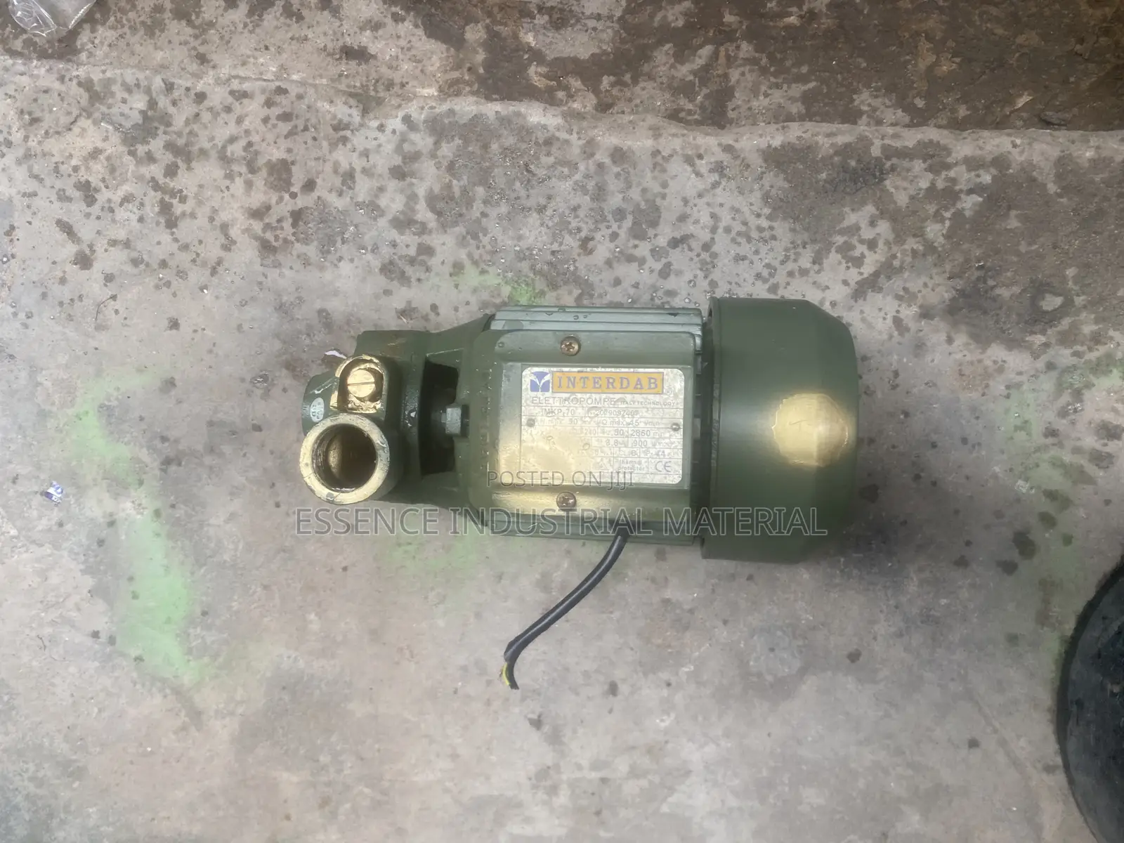 Interdab Used Like Brand New Water Pump 0.75hp