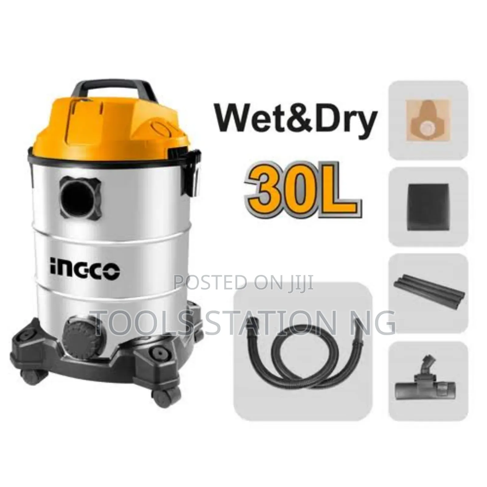 Ingco Wet/Dry 30l Vacuum Cleaner