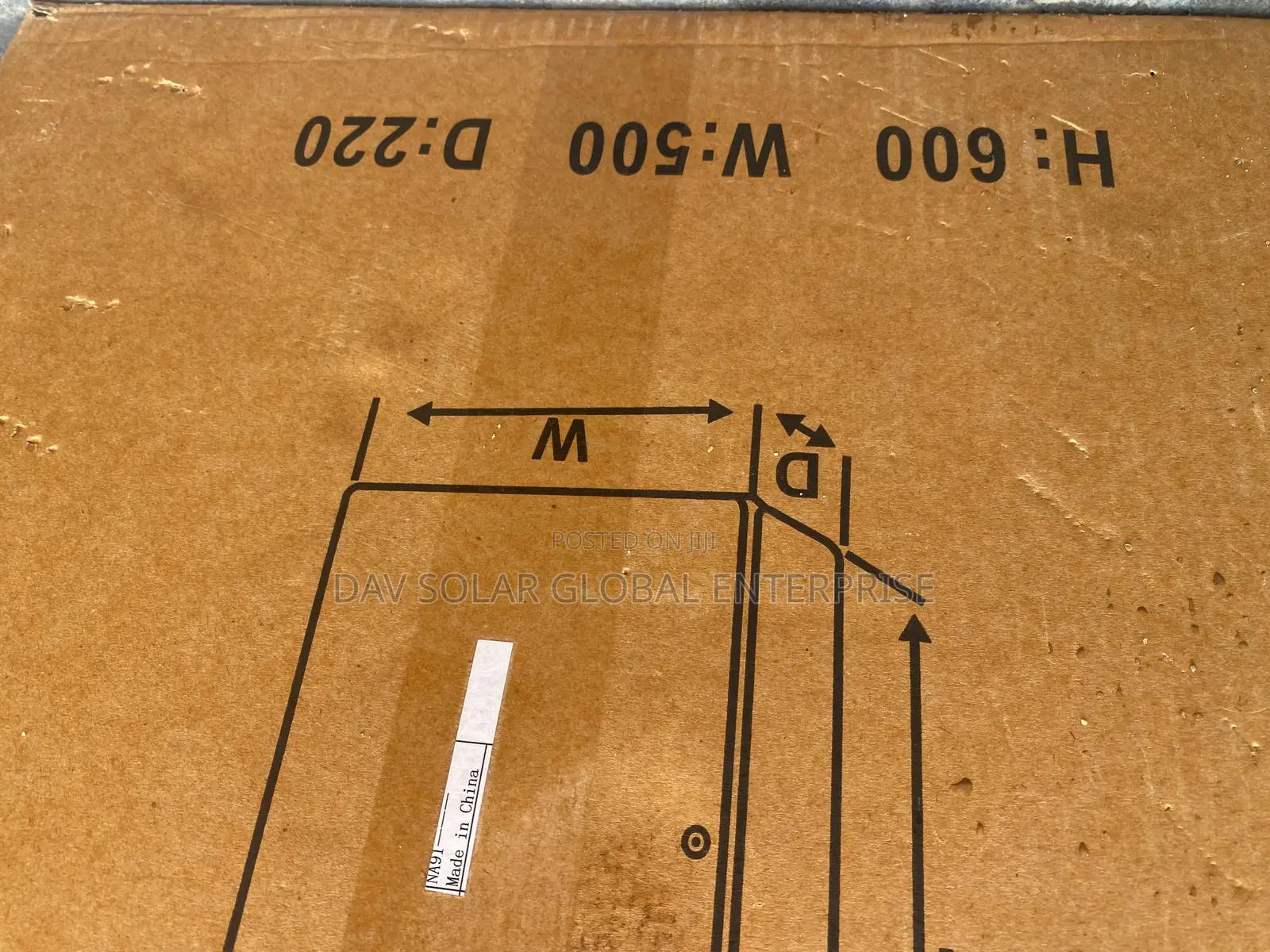 Wall Mounting Enclosure H: 600 W:500 D: 220