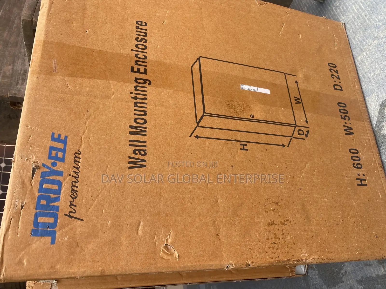 Wall Mounting Enclosure H: 600 W:500 D: 220