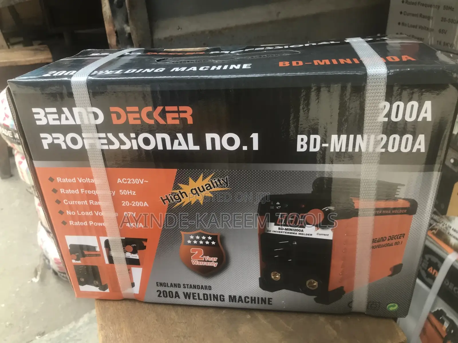Be and Decker Mini Welding Machine(200amps)