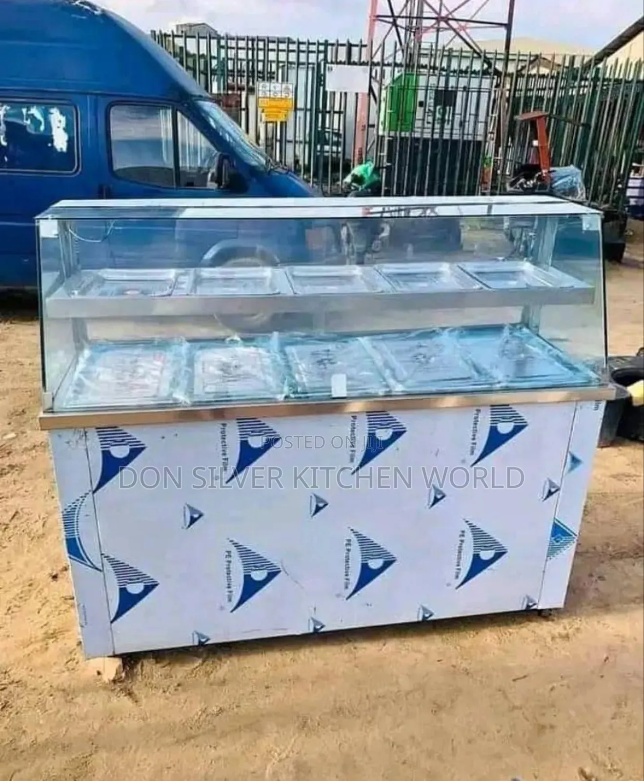 Standing Fabricted Food Warmer 5 Plate