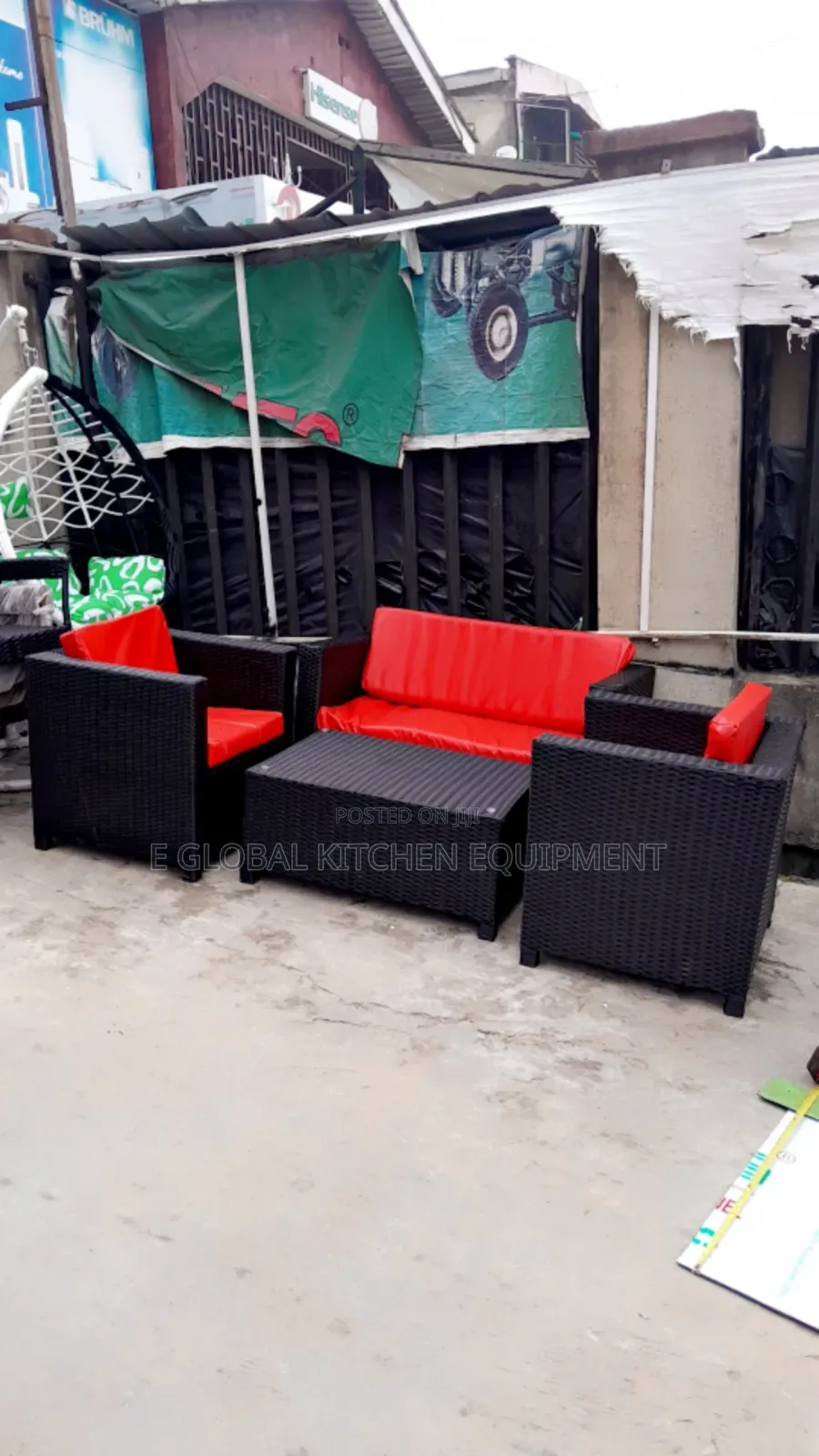 Set of Chairs With Table
