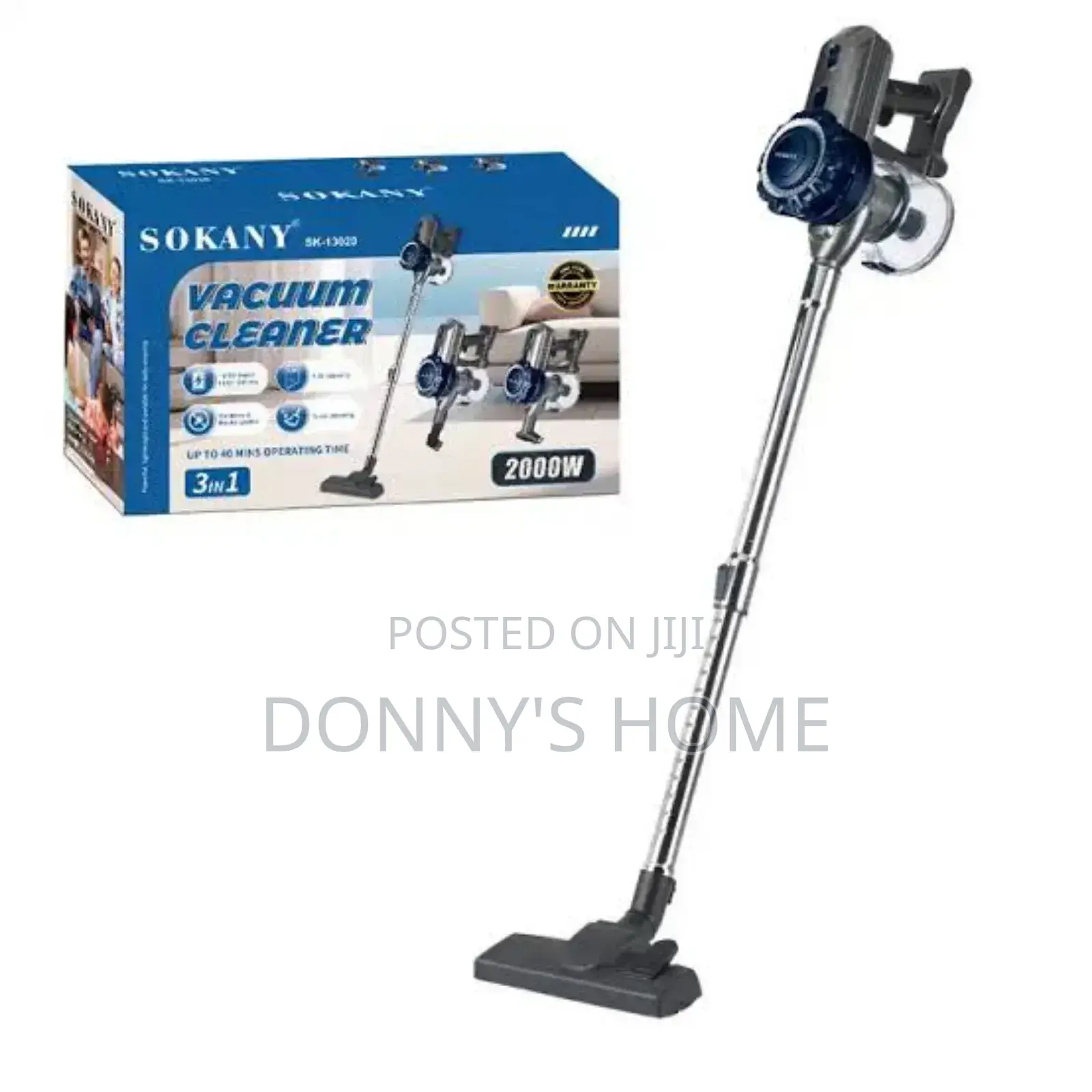 Sokany SK-13020 3-in-1 Cordless Vacuum Cleaner