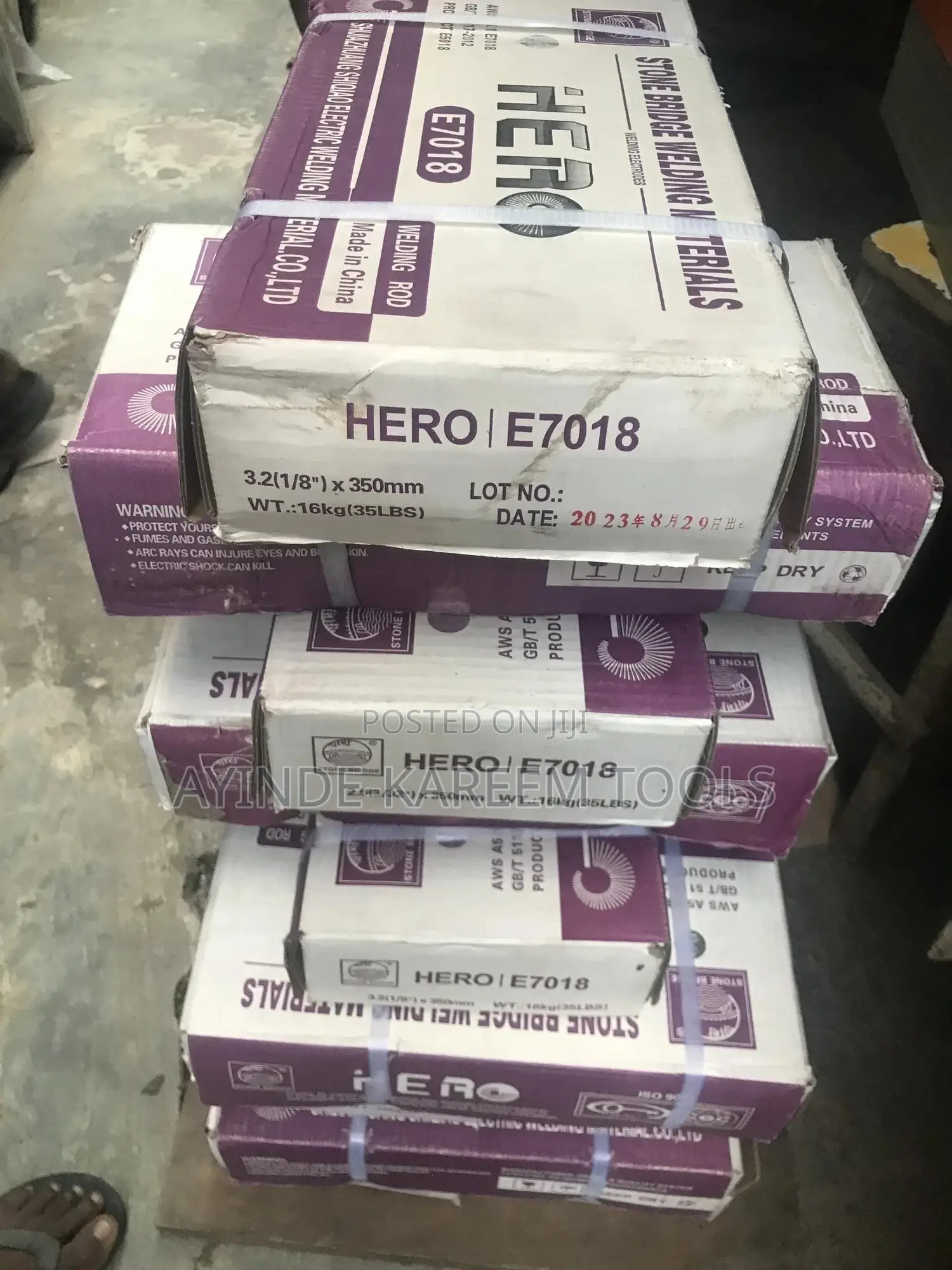 Stone Bridge Welding Electrodes(2.5(3/32”)x 350mm)(E-7018)
