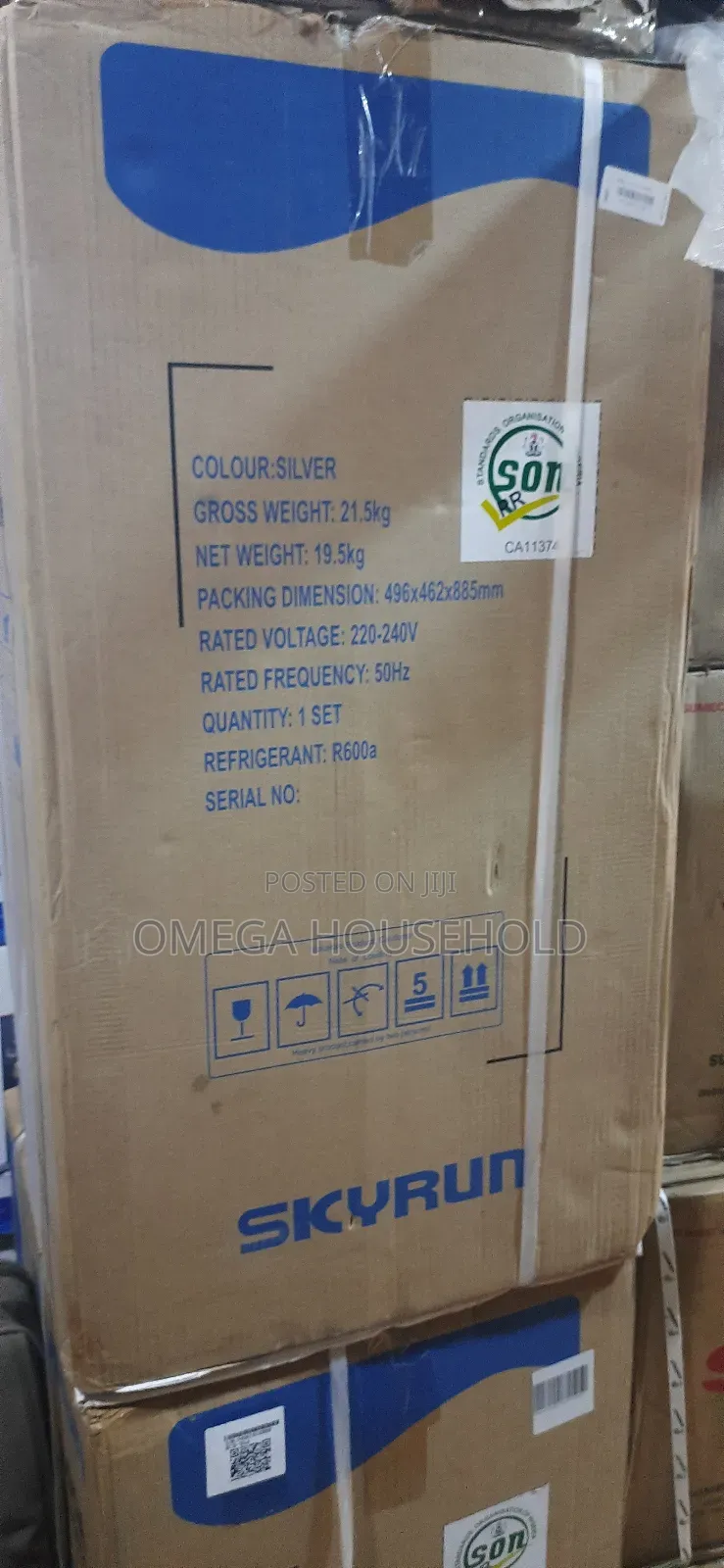 Skyrun 95L Frige, Fast Cooling System