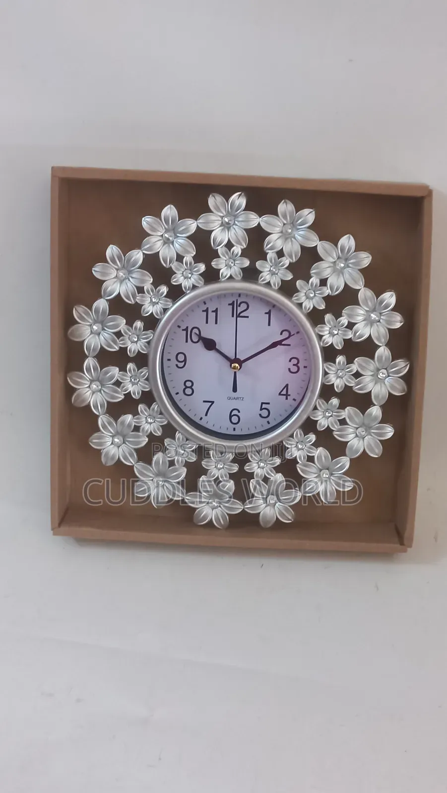Gold Mini Wall Clock