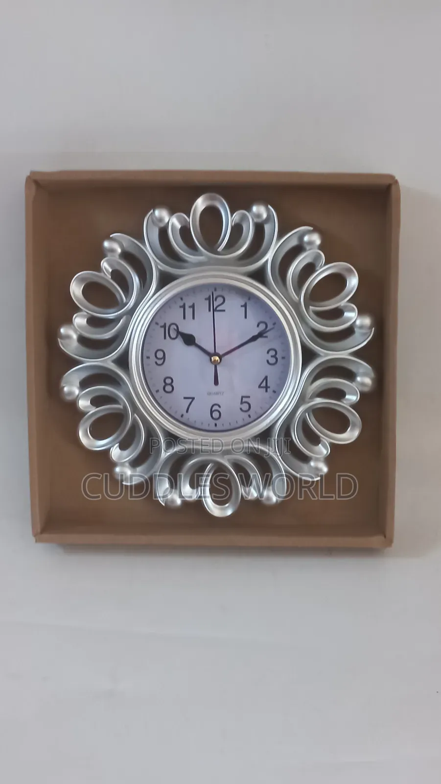 Gold Mini Wall Clock