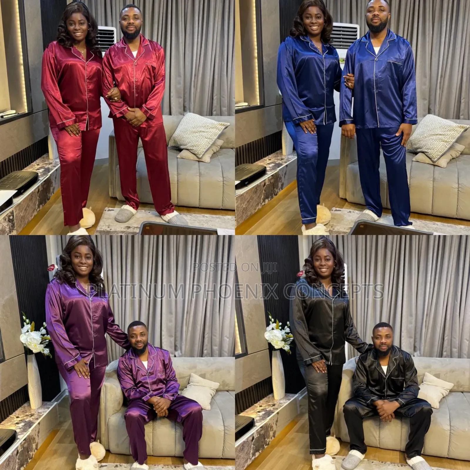 Luxury Silk Up and Down Pyjamas (UK 12 to 22)