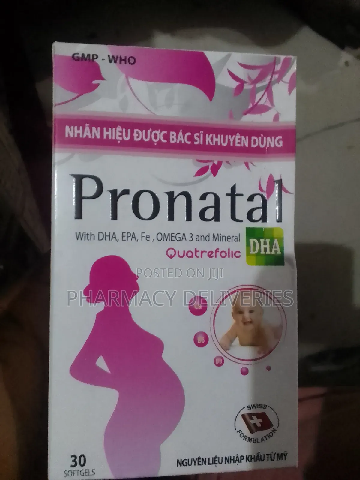 Pronatal Dha for Pregnancy Support for Mother Baby