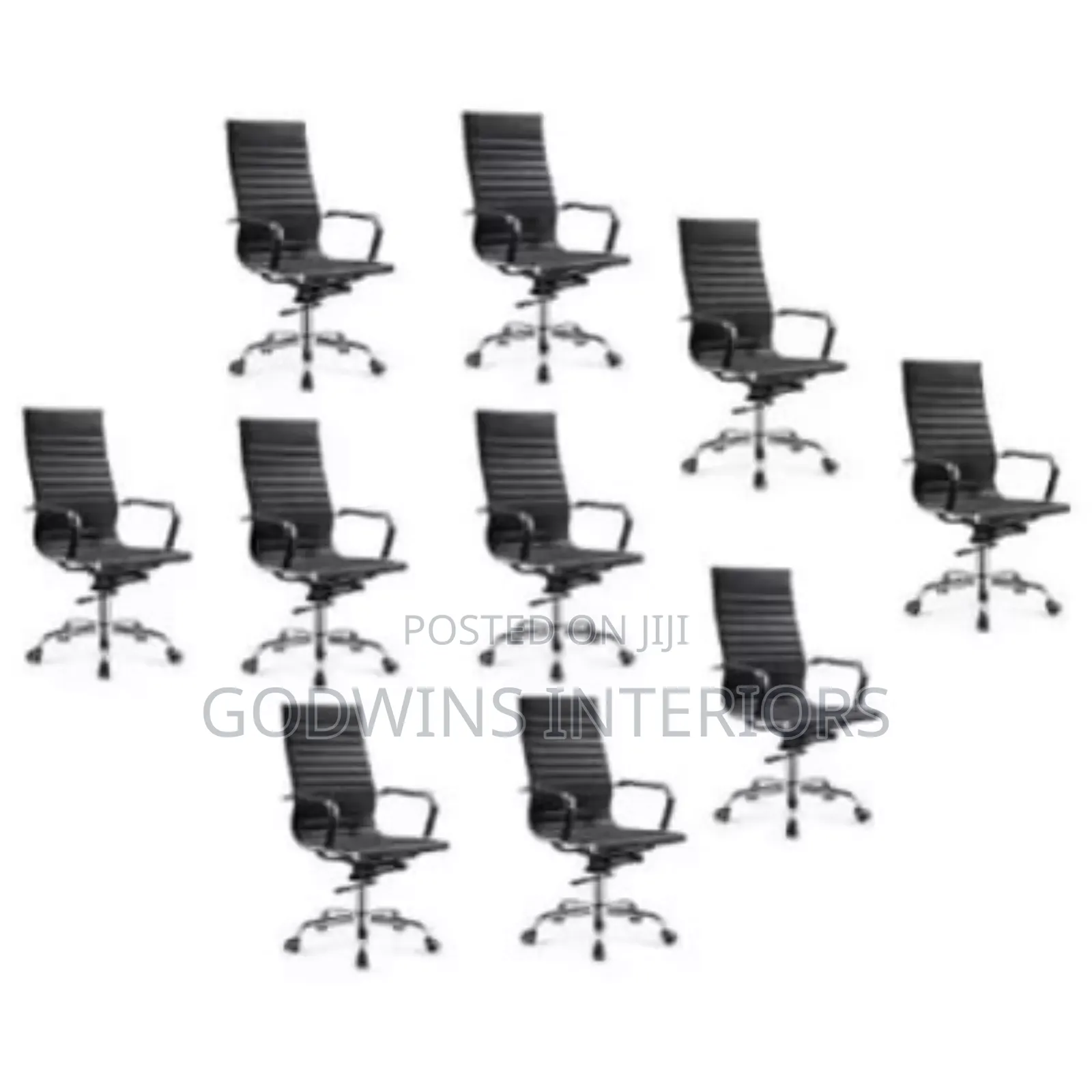 Ergonomic Swivel Office Chair - 10 PCS