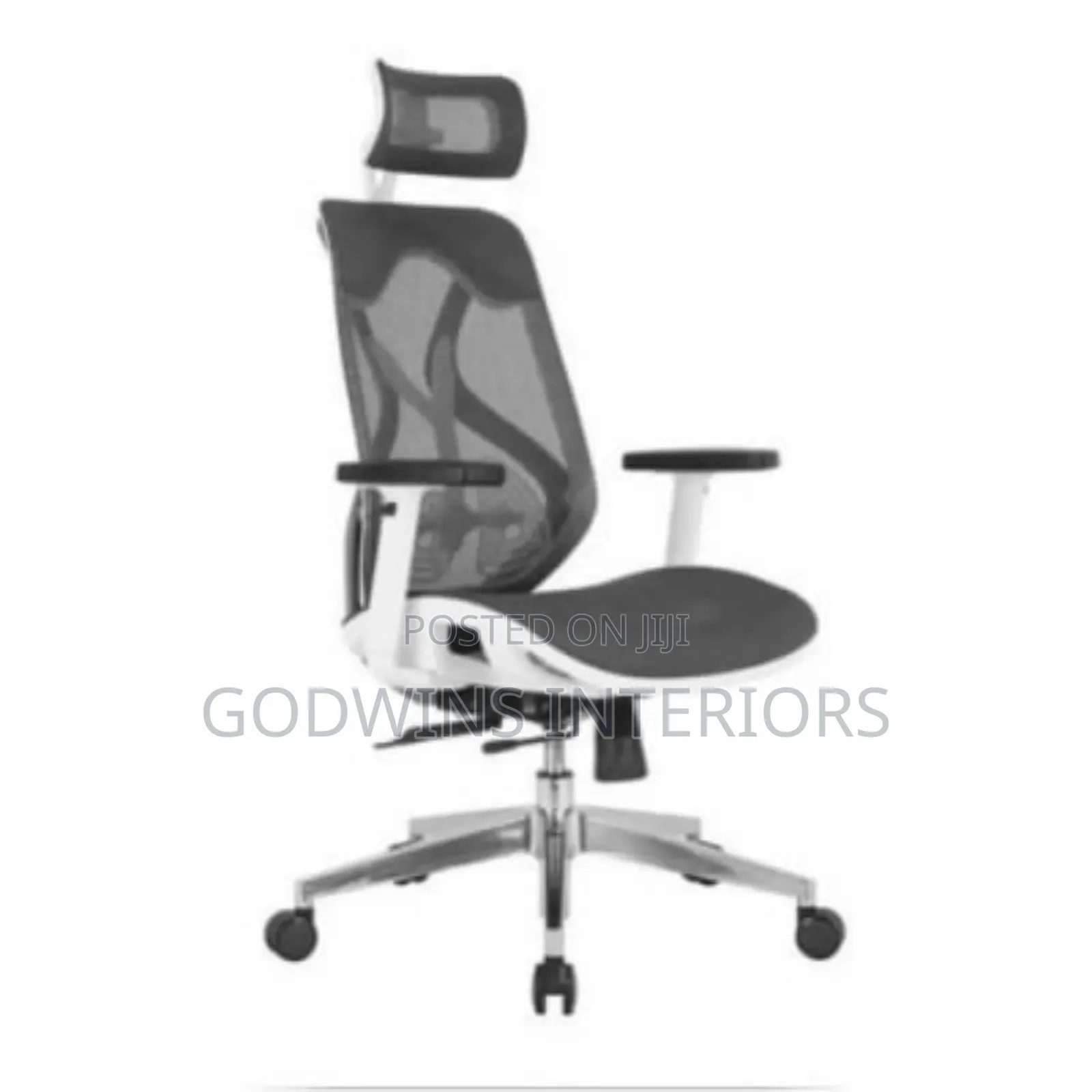 Ergonomic Mesh Office Chair Table Set