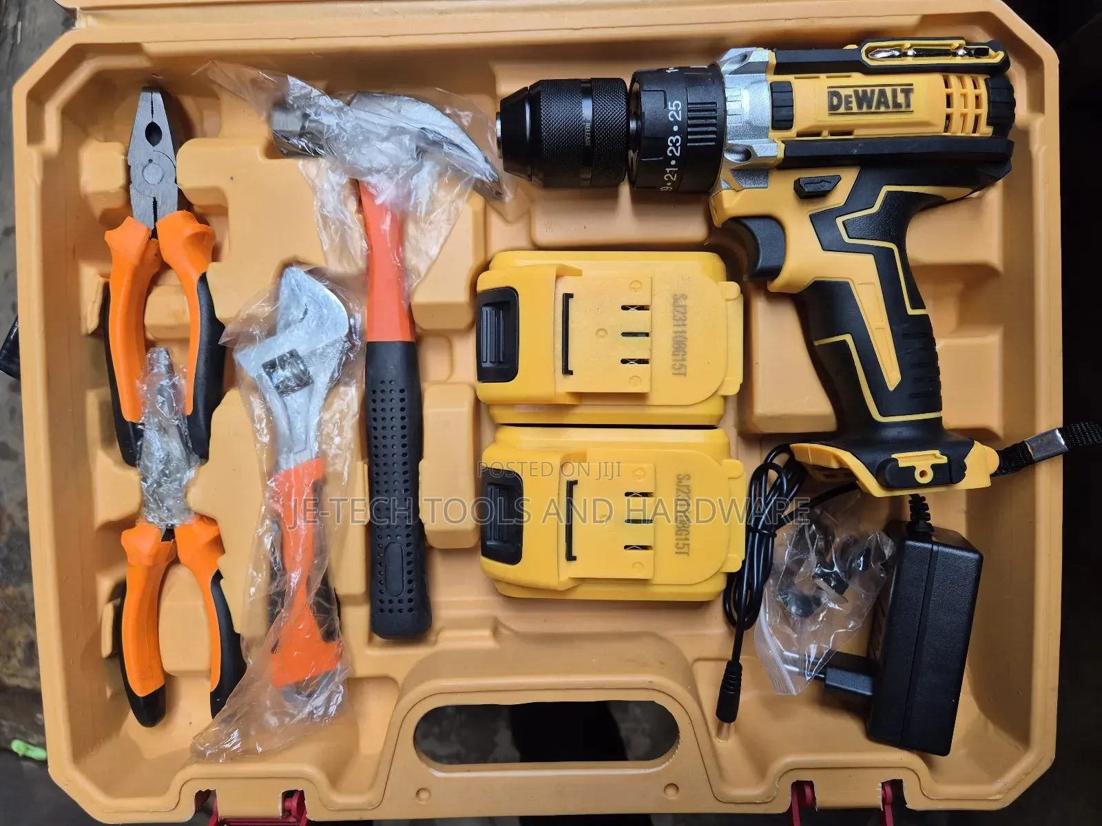 Mechanical Tools Box With 48v Drill
