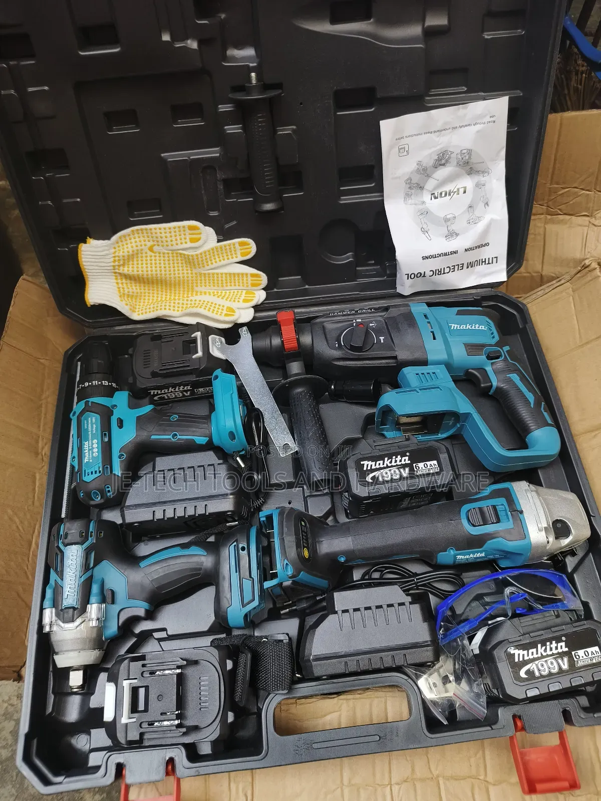 Makita Cordless Combo - 4pcs