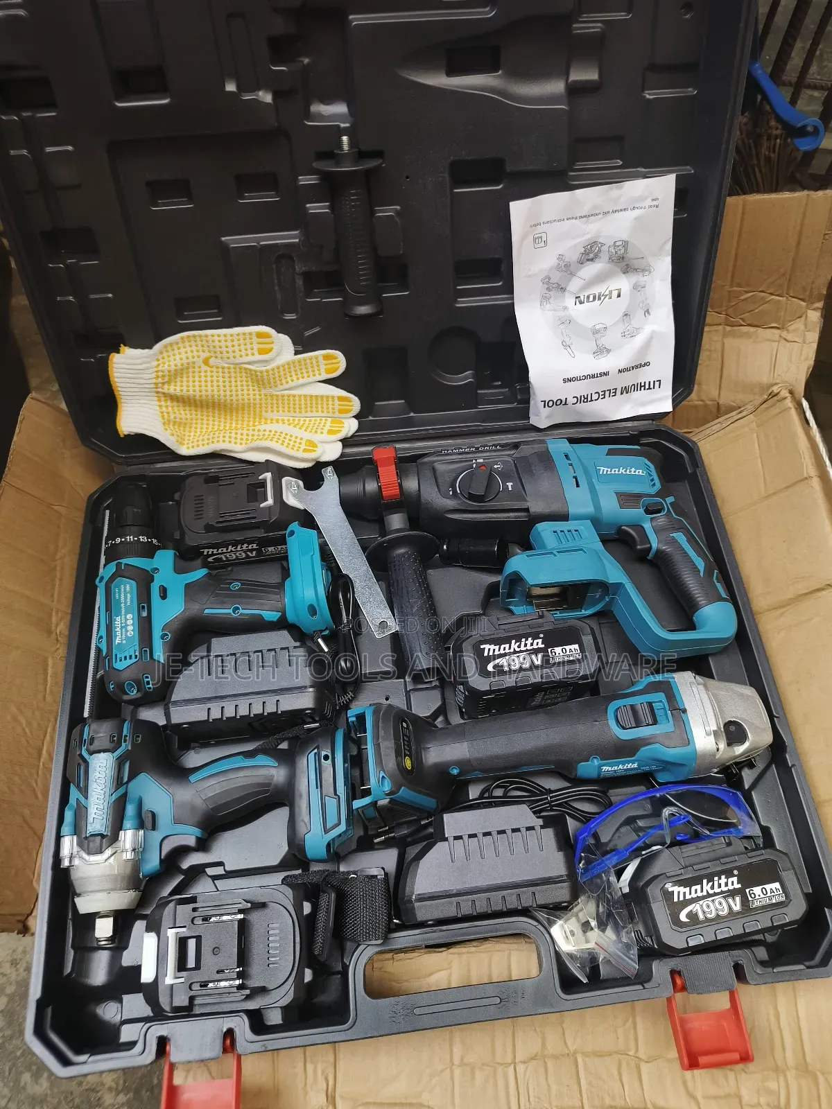 Makita Cordless Combo - 4pcs