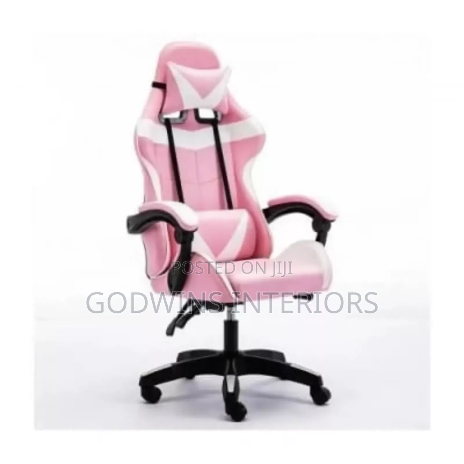 Furgle Pro Series Gaming Chair With Footrest - Pink