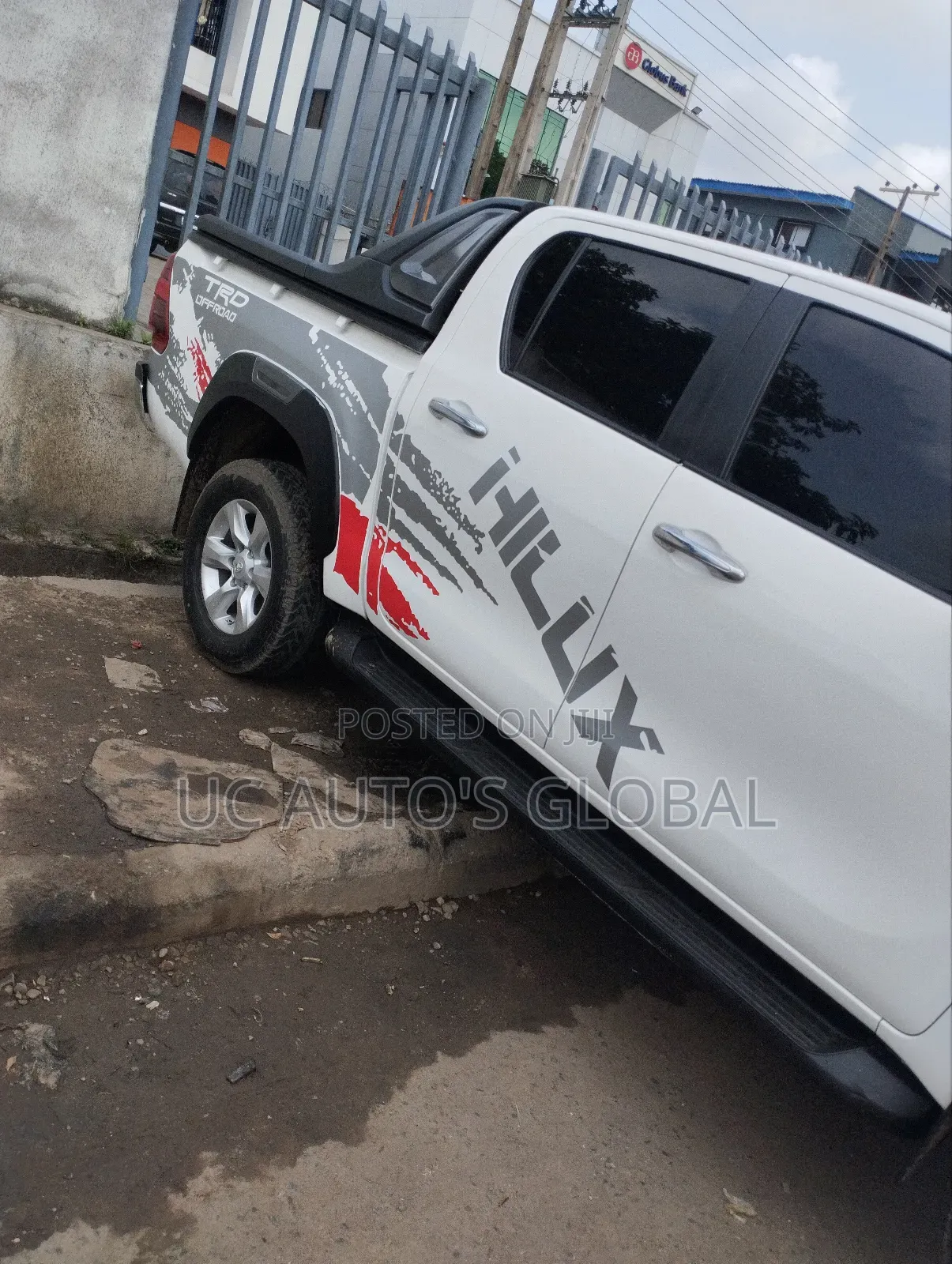 Body Tape Design Stickers for Hilux 2024