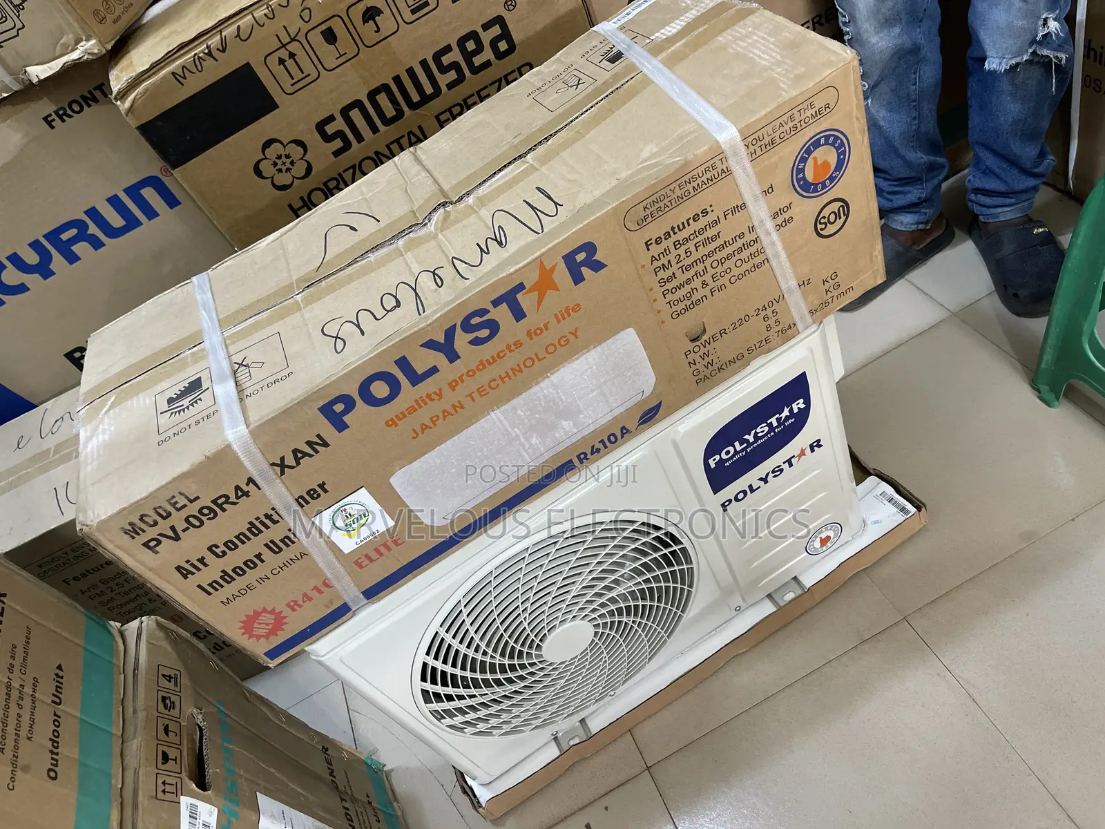 Brand New Polystar 1hp Air Conditioner With Full Kit