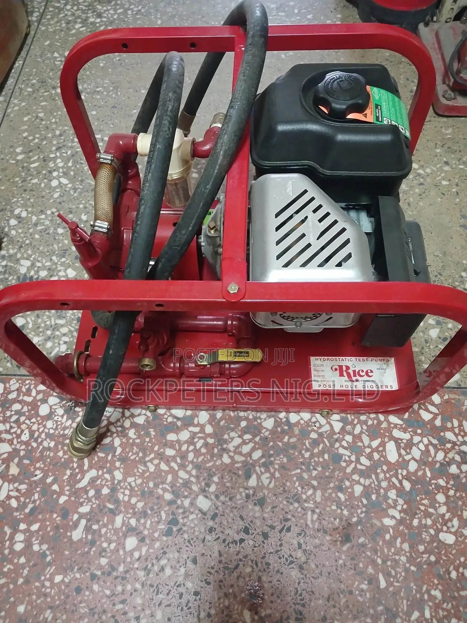 Rice Hydro Rp-2c 5.5hp,300psi Hydrostatic Test Pumps